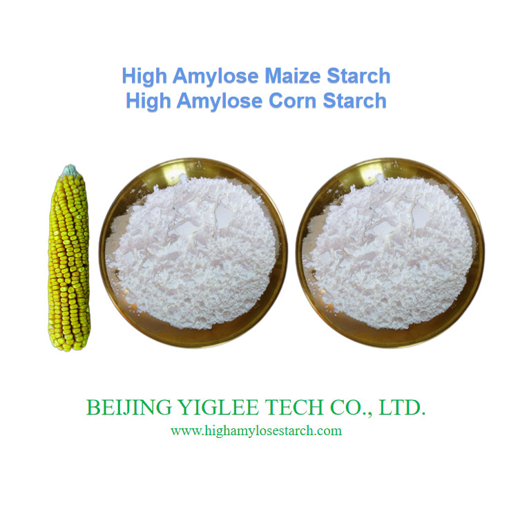 PEKİN YIGLEE TECH Yüksek Amilozlu Mısır Nişastası GMO olmayan Yavaş Hazırlanabilir Nişastası HAMS RS2 Prebiyotik Dirençli Nişastası